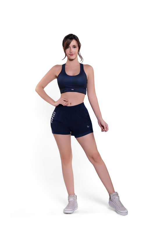 Double-Layer Running Shorts Set