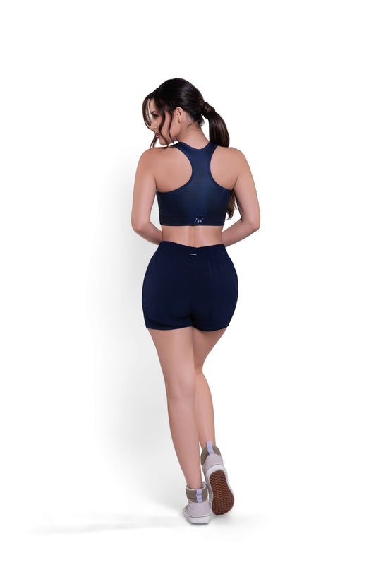 Double-Layer Running Shorts Set