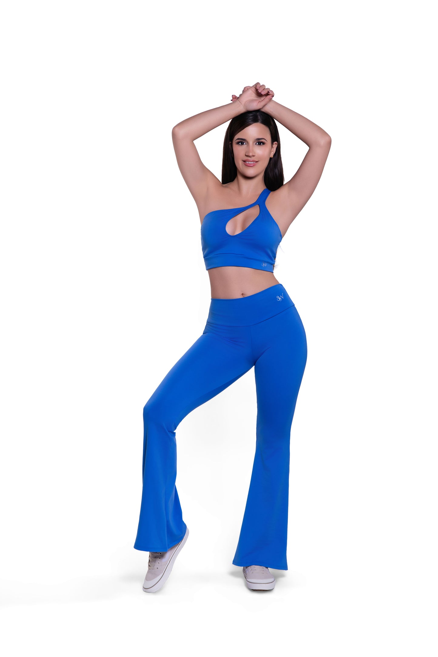 Cutout Bell Pants Active Set