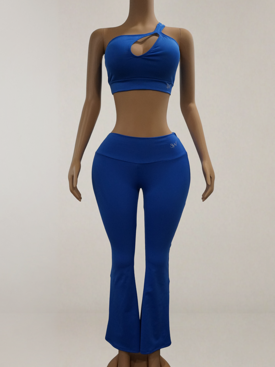 Cutout Bell Pants Active Set