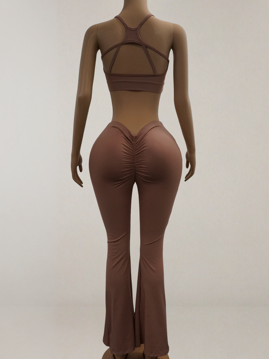 V Bell Pants Set