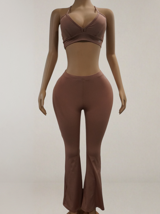V Bell Pants Set