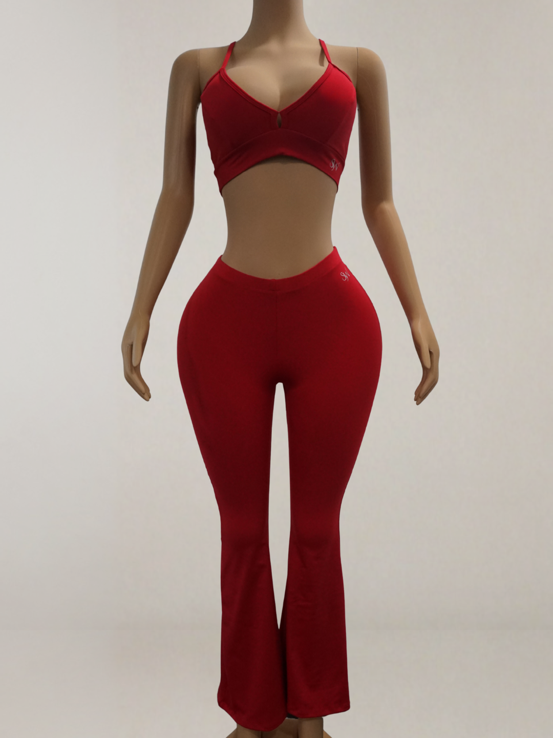 V Bell Pants Set